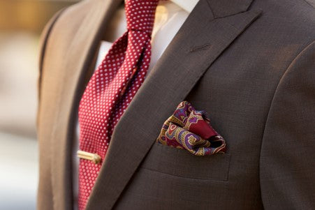 The black grenadine tie - with a brown suit - DressLikeA.Com – Dress Like A